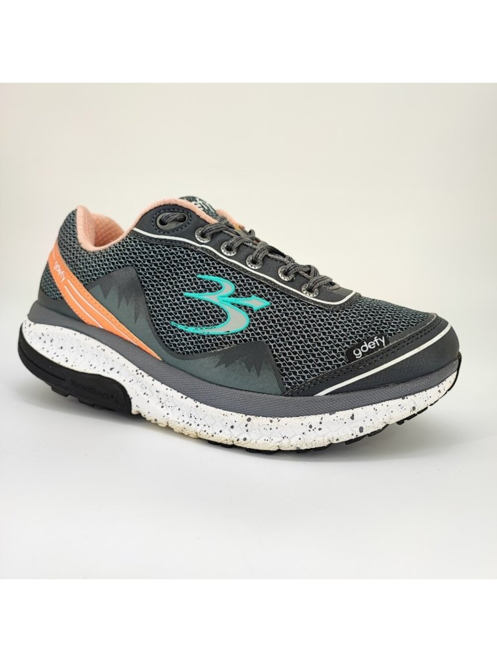 Gravity Defyer Mighty Walk Women's Size 9 US Wide Shoes Grey TB9024FGP-W